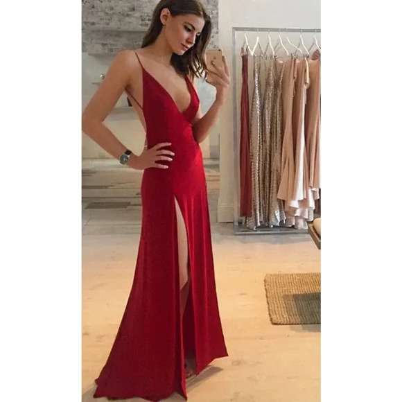 Abyss by Abby Elle Gown with long tail Size XS - Picture 5 of 14